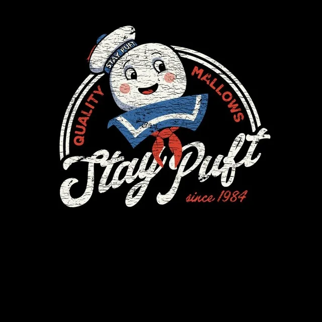 Ghostbusters Stay Puft Unisex T-Shirt - Black
