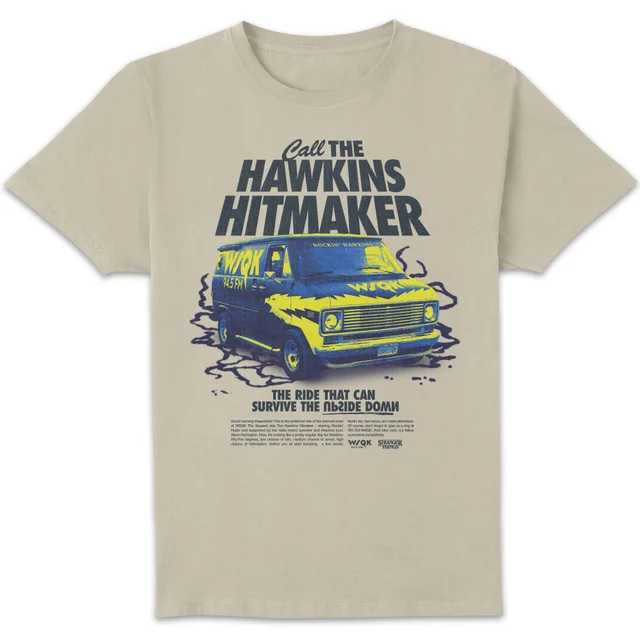 Stranger Things Hawkins Hitmaker Unisex T-Shirt - Cream