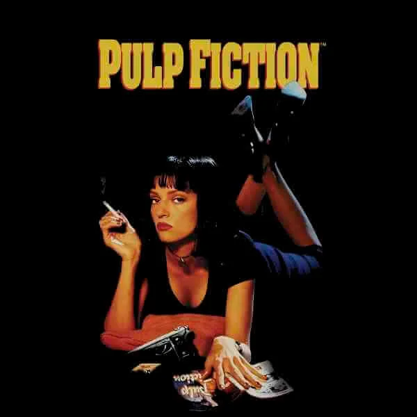 Pulp Fiction Poster Men's T-Shirt - Black