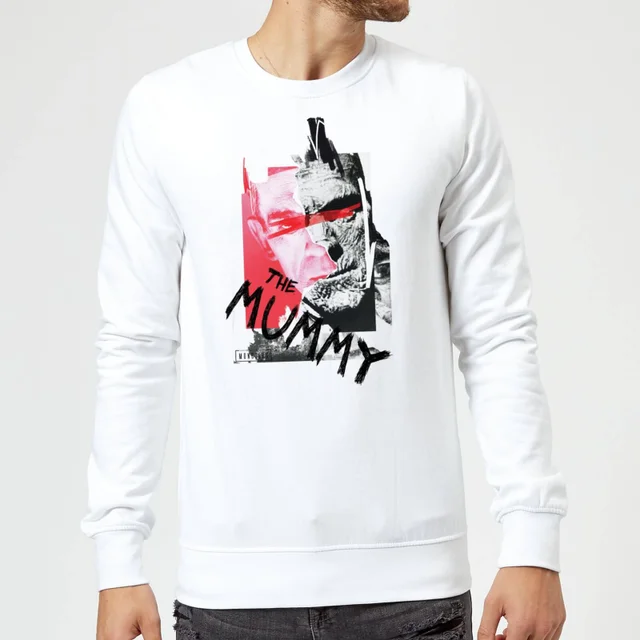 Universal Monsters The Mummy Collage Sweatshirt - White