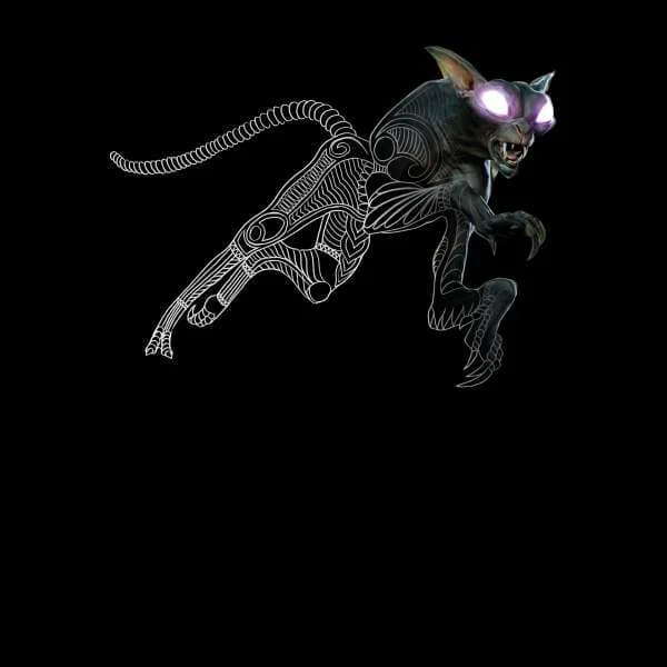 Fantastic Beasts Tribal Matagot Hoodie - Black