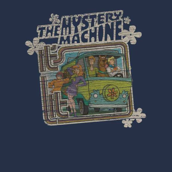 Scooby Doo Mystery Machine Psychedelic Hoodie - Navy