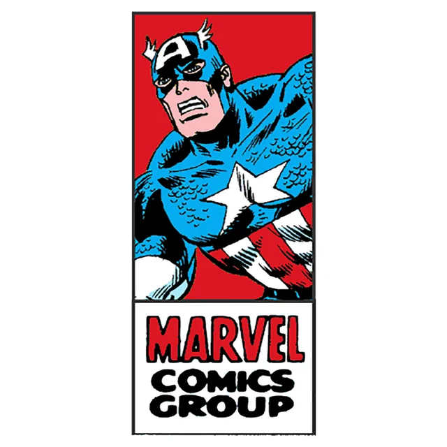 Marvel Captain America Comic Augmented Reality Pin Badge