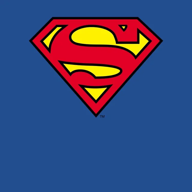 DC Originals Official Superman Shield Men's T-Shirt - Royal Blue