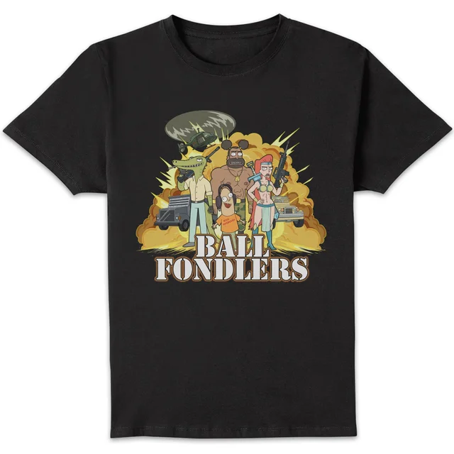 Rick and Morty Ball Fondlers Men's T-Shirt - Black