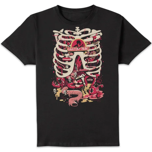 Rick and Morty Anatomy Park Men's T-Shirt - Black