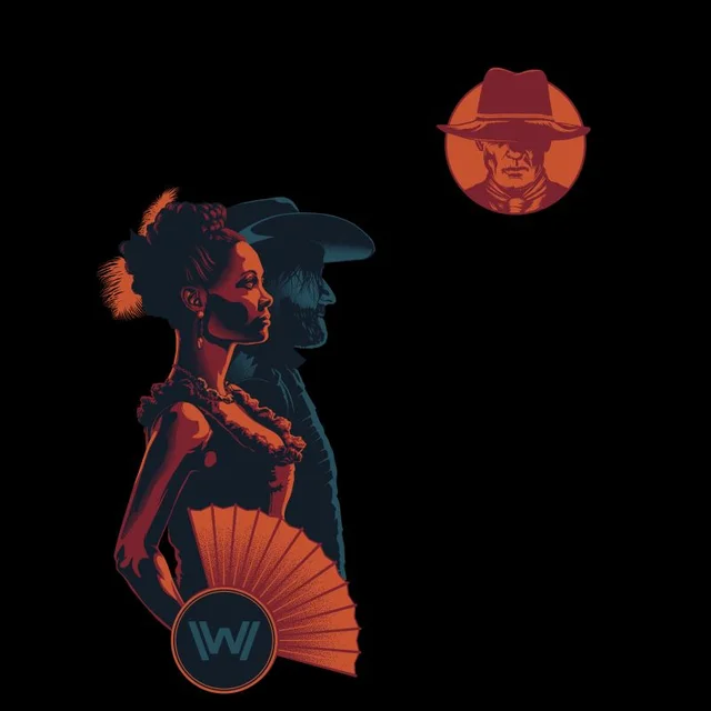 Westworld Mariposa Saloon Men's T-Shirt - Black