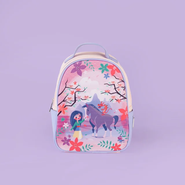 Loungefly Disney Mulan & Friends Canvas-Faced Mini Backpack - VeryNeko Exclusive