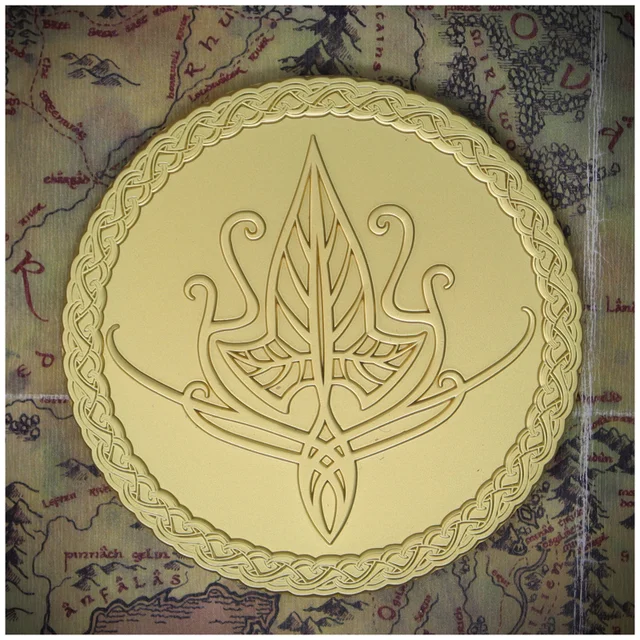 DUST! Lord Of The Rings 24k Gold Plated Medallion (Elven) - Zavvi Exclusive