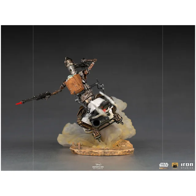 Iron Studios Star Wars The Mandalorian Deluxe Art Scale Statue 1/10 IG-11 & The Child 20 cm