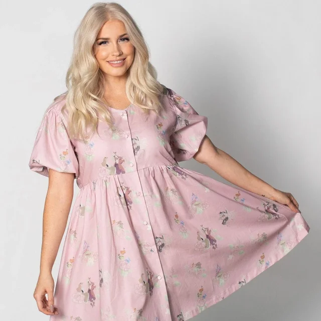 Cakeworthy Sleeping Beauty Puffy Sleeve Dress