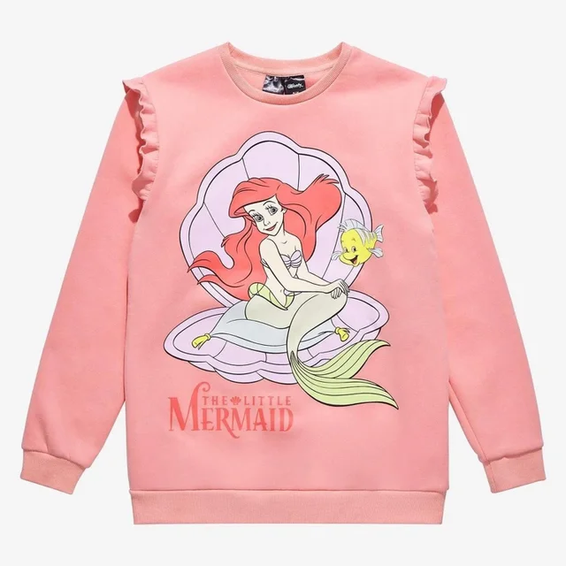 Cakeworthy The Little Mermaid Ruffle Sleeve Sweatshirt