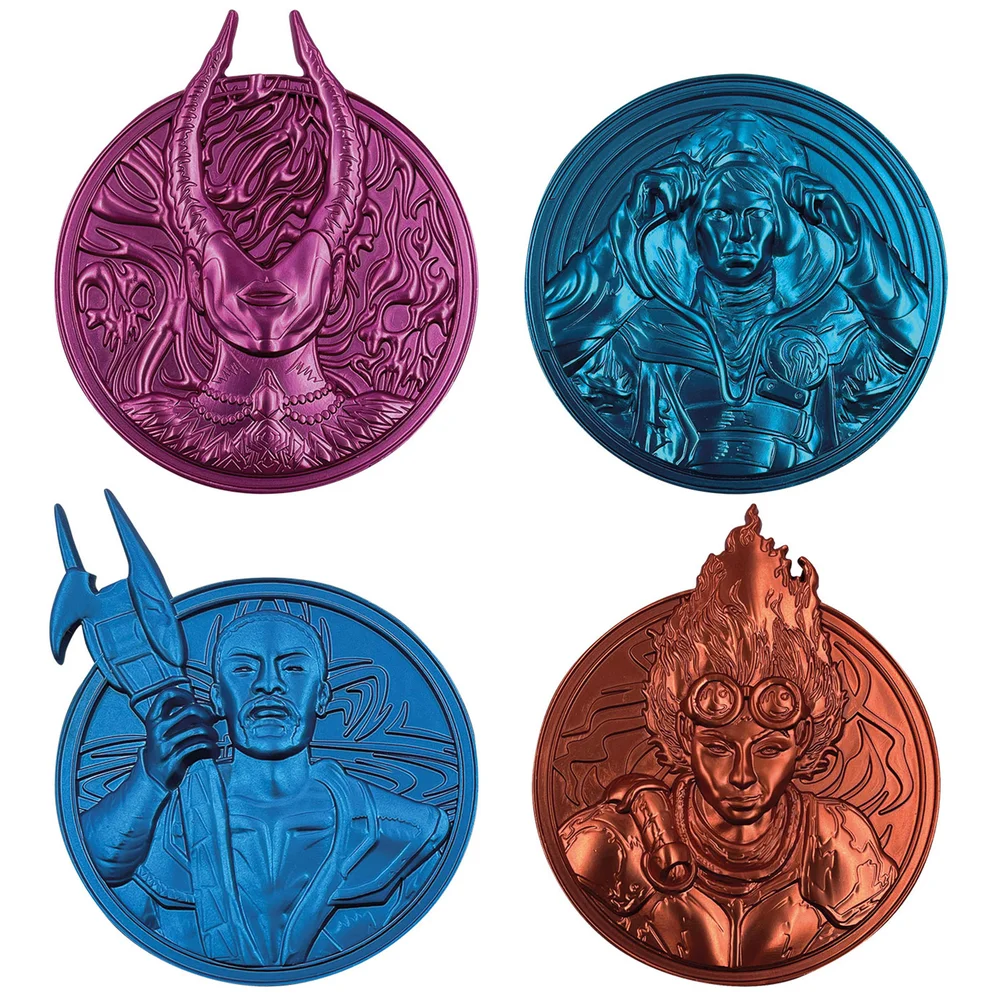 Magic the Gathering Planeswalker Medallion set By Fanattik Image 1