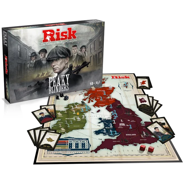 RISK Strategy Board Game - Peaky Blinders Edition