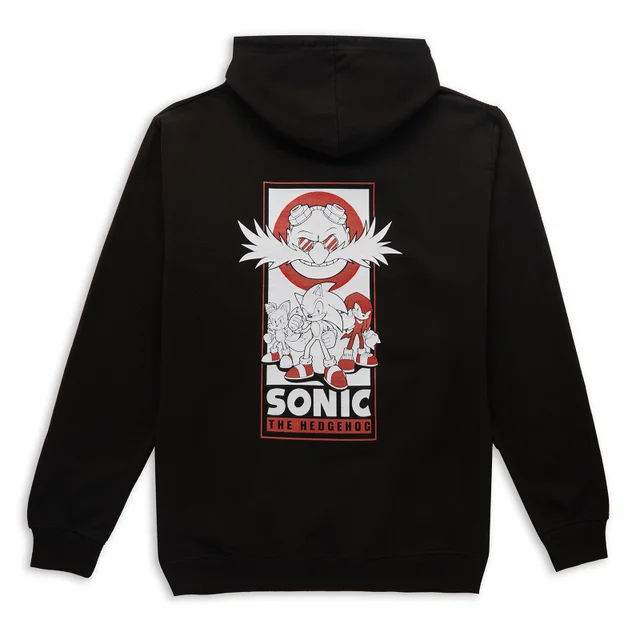 Sonic The Hedgehog Team Up Hoodie - Black