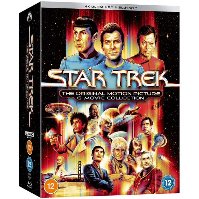 Star Trek: The Original Motion 4K Ultra HD Picture Collection 1-6 (Includes Blu-ray)