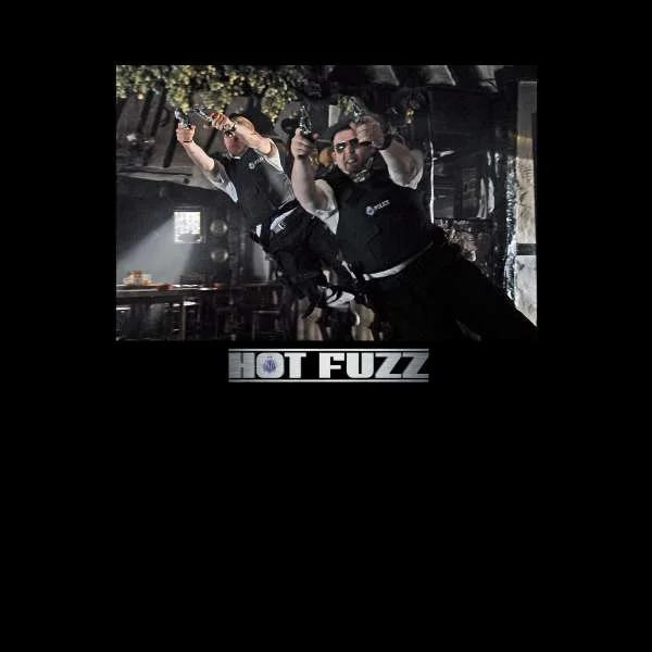 Hot Fuzz Pub Scene Hoodie - Black