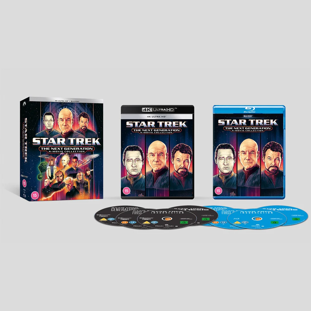 Star Trek: The Next Generation Movie Boxset 4K Ultra HD (includes Blu-ray) Image 1