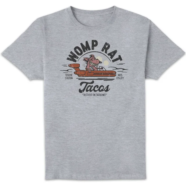 Star Wars Womp Rat Tacos Unisex T-Shirt - Grey