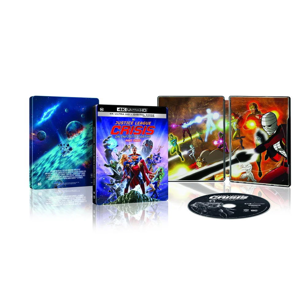 Justice League: Crisis on Infinite Earths Part 3 4K Ultra HD SteelBook (includes Blu-ray) Image 1
