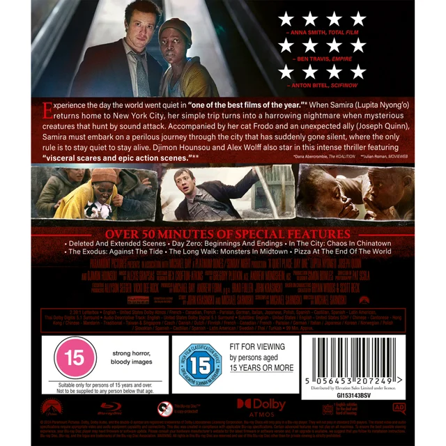 A Quiet Place: Day One Blu-Ray