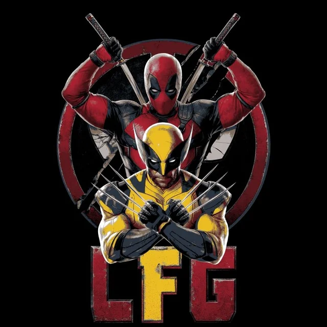 Deadpool & Wolverine LFG Unisex T-Shirt - Black