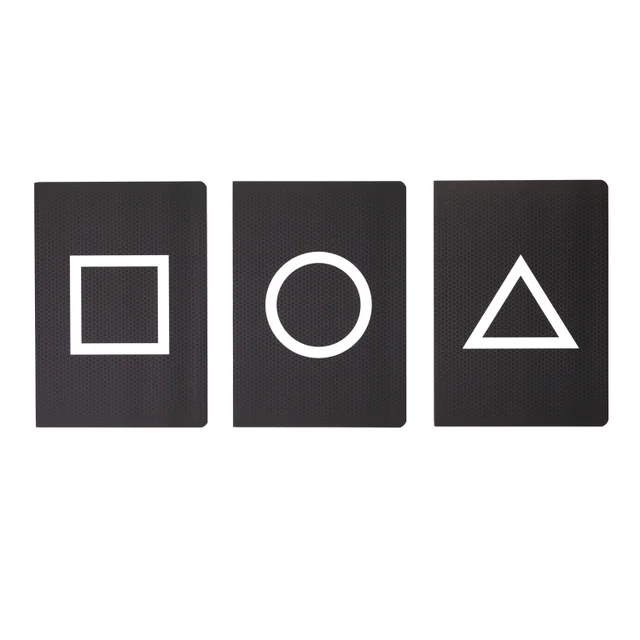 Squid Game Pack Of 3 A5 Notebooks