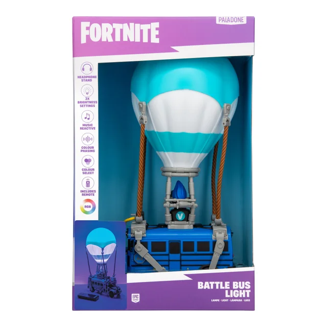 Fortnite Battle Bus Diorama Light