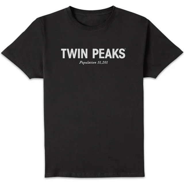 Twin Peaks Population 51201 Unisex T-Shirt - Black