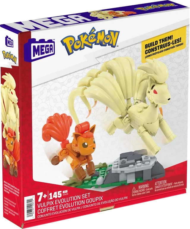 Mega Pokemon Vulpix Evolution Playset