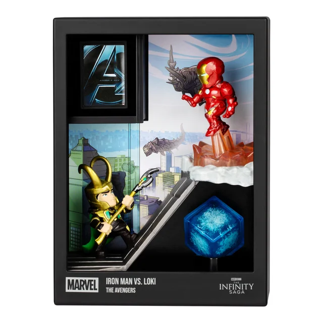 Fandrop Marvel Wave 1 Figure 2 Pack Iron Man Vs Loki