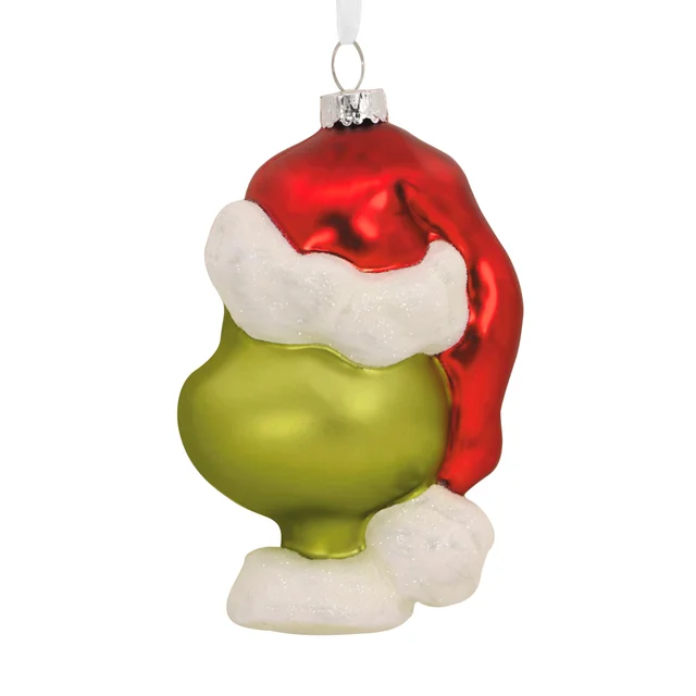 Hallmark Dr. Seuss's How the Grinch Stole Christmas 'Glittered' Glass Ornament - Zavvi Exclusive