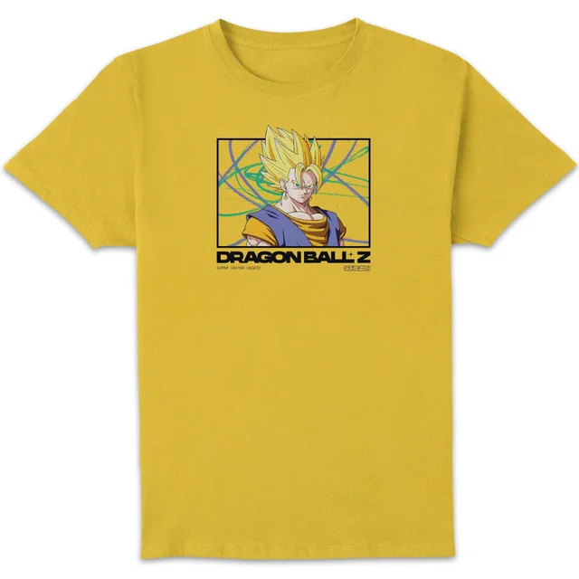 Dragon Ball Z Super Saiyan Vegito Profile Unisex T-Shirt - Yellow