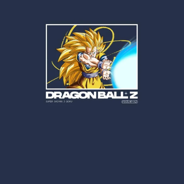 Dragon Ball Z Super Saiyan 3 Goku Profile Unisex T-Shirt - Navy
