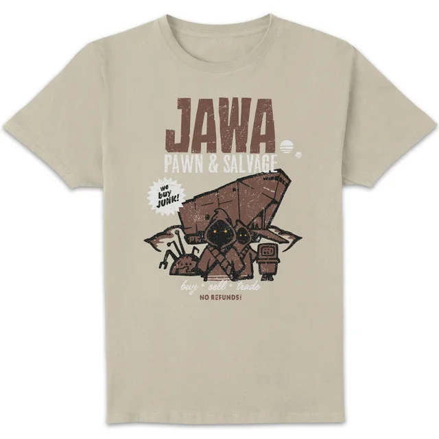 Star Wars Jawa Pawn And Salvage Unisex T-Shirt - Cream