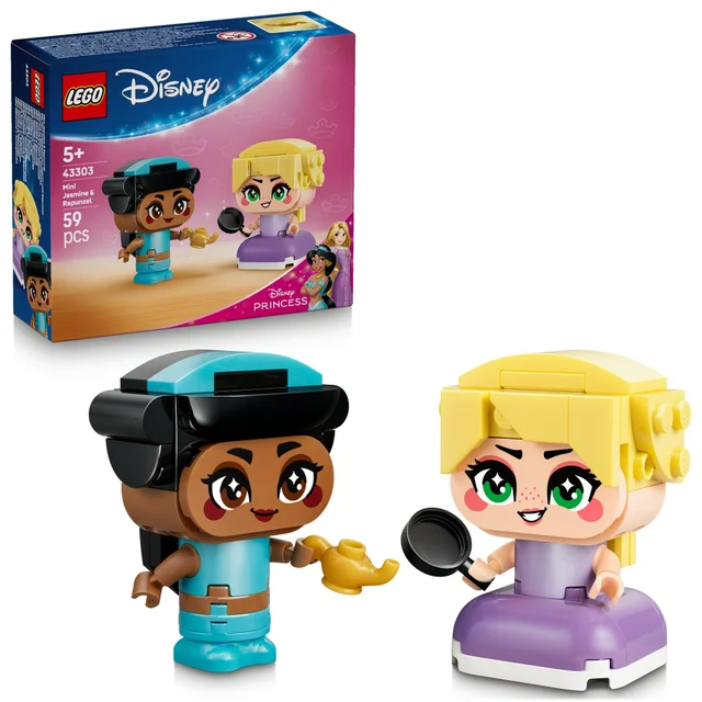 LEGO | Disney Princess Mini Jasmine & Rapunzel Figures 43303