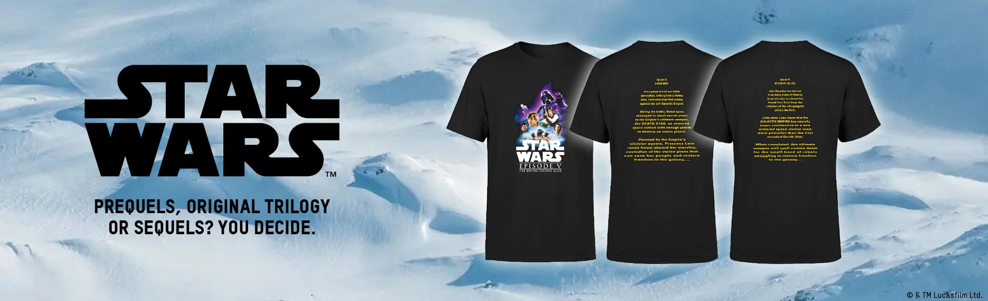 STAR WARS COLLECTORS TEES